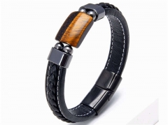 HY Wholesale Leather Jewelry Popular Leather Bracelets-HY0118B586