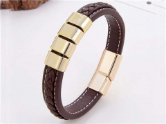 HY Wholesale Leather Jewelry Popular Leather Bracelets-HY0118B656