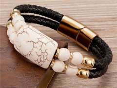 HY Wholesale Leather Jewelry Popular Leather Bracelets-HY0118B925