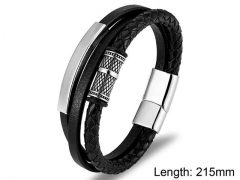 HY Wholesale Leather Jewelry Popular Leather Bracelets-HY0108B095