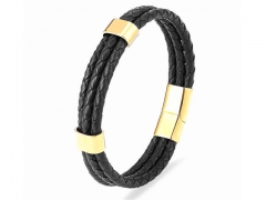 HY Wholesale Leather Jewelry Popular Leather Bracelets-HY0117B083