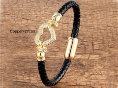 HY Wholesale Leather Jewelry Popular Leather Bracelets-HY0118B177