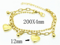 HY Wholesale Bracelets 316L Stainless Steel Jewelry Bracelets-HY64B1504HJD