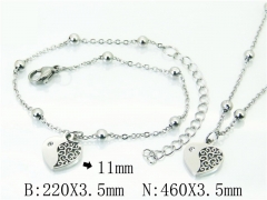 HY Wholesale Stainless Steel 316L Necklaces Bracelets Sets-HY91S1234HEE