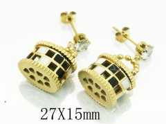 HY Wholesale Earrings 316L Stainless Steel Earrings-HY80E0573HIE