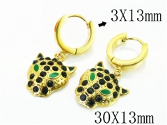 HY Wholesale Earrings 316L Stainless Steel Earrings-HY32E0216PE