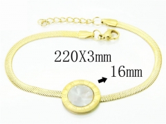 HY Wholesale Bracelets 316L Stainless Steel Jewelry Bracelets-HY34B0003KQ