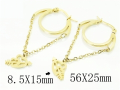 HY Wholesale Earrings 316L Stainless Steel Earrings-HY89E0502JLD