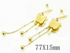 HY Wholesale Earrings 316L Stainless Steel Earrings-HY34E0012LE