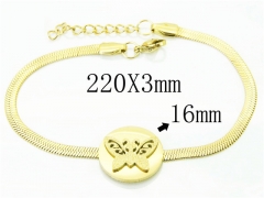 HY Wholesale Bracelets 316L Stainless Steel Jewelry Bracelets-HY34B0009JOD