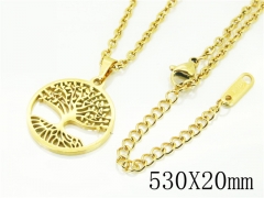 HY Wholesale Necklaces Stainless Steel 316L Jewelry Necklaces-HY80N0580LF