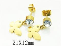 HY Wholesale Earrings 316L Stainless Steel Earrings-HY91E0401OT