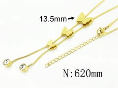 HY Wholesale Necklaces Stainless Steel 316L Jewelry Necklaces-HY34N0008OE