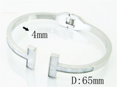 HY Wholesale Bangles Stainless Steel 316L Fashion Bangle-HY80B1387HJW