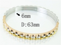 HY Wholesale Bangles Stainless Steel 316L Fashion Bangle-HY80B1392HNR