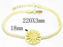 HY Wholesale Bracelets 316L Stainless Steel Jewelry Bracelets-HY34B0006JOB