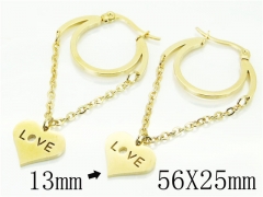 HY Wholesale Earrings 316L Stainless Steel Earrings-HY89E0517JLR