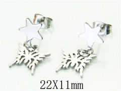 HY Wholesale Earrings 316L Stainless Steel Earrings-HY91E0383LR