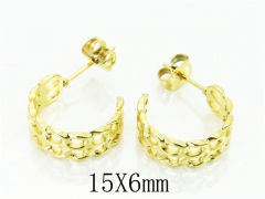 HY Wholesale Earrings 316L Stainless Steel Earrings-HY70E0913LE