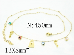 HY Wholesale Necklaces Stainless Steel 316L Jewelry Necklaces-HY34N0012NQ