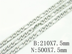 HY Wholesale Stainless Steel 316L Necklaces Bracelets Sets-HY40S0471HEE