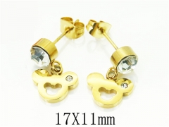 HY Wholesale Earrings 316L Stainless Steel Earrings-HY91E0406OA