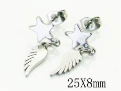 HY Wholesale Earrings 316L Stainless Steel Earrings-HY91E0377LR