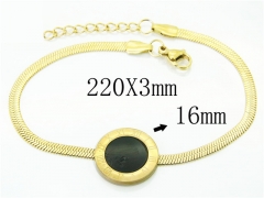 HY Wholesale Bracelets 316L Stainless Steel Jewelry Bracelets-HY34B0004KY