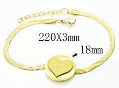 HY Wholesale Bracelets 316L Stainless Steel Jewelry Bracelets-HY34B0007JOV