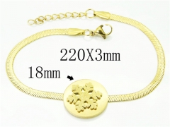 HY Wholesale Bracelets 316L Stainless Steel Jewelry Bracelets-HY34B0005JOE