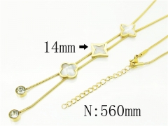 HY Wholesale Necklaces Stainless Steel 316L Jewelry Necklaces-HY34N0004NLD