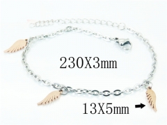 HY Wholesale Bracelets 316L Stainless Steel Jewelry Bracelets-HY91B0312OLW