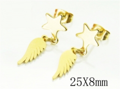 HY Wholesale Earrings 316L Stainless Steel Earrings-HY91E0393MQ