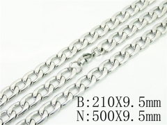 HY Wholesale Stainless Steel 316L Necklaces Bracelets Sets-HY40S0509HIF