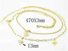 HY Wholesale Necklaces Stainless Steel 316L Jewelry Necklaces-HY32N0640HKD