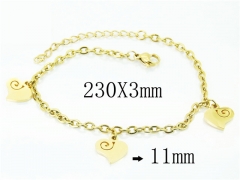 HY Wholesale Bracelets 316L Stainless Steel Jewelry Bracelets-HY91B0276PV