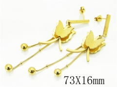 HY Wholesale Earrings 316L Stainless Steel Earrings-HY34E0011LQ