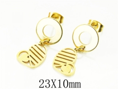 HY Wholesale Earrings 316L Stainless Steel Earrings-HY91E0410MD