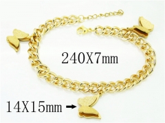 HY Wholesale Bracelets 316L Stainless Steel Jewelry Bracelets-HY34B0001MO