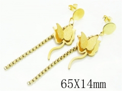 HY Wholesale Earrings 316L Stainless Steel Earrings-HY34E0008KOW