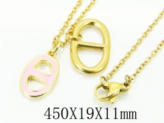 HY Wholesale Necklaces Stainless Steel 316L Jewelry Necklaces-HY21N0110HIC