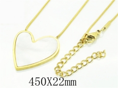 HY Wholesale Necklaces Stainless Steel 316L Jewelry Necklaces-HY34N0001KO