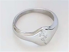 HY Wholesale Rings Jewelry 316L Stainless Steel Popular Rings-HY0124R104