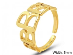 HY Wholesale Rings Jewelry 316L Stainless Steel Popular Rings-HY0124R125