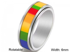 HY Wholesale Rings Jewelry 316L Stainless Steel Popular Rings-HY0127R107