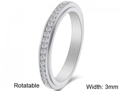 HY Wholesale Rings Jewelry 316L Stainless Steel Popular Rings-HY0127R001