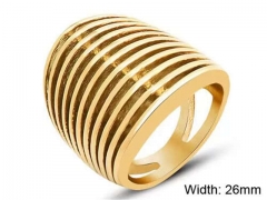 HY Wholesale Rings Jewelry 316L Stainless Steel Popular Rings-HY0124R256