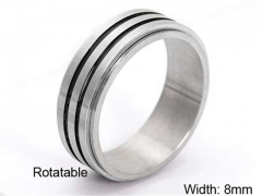 HY Wholesale Rings Jewelry 316L Stainless Steel Popular Rings-HY0125R040