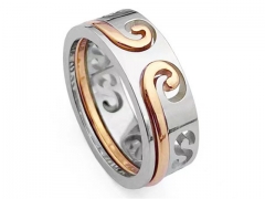 HY Wholesale Rings Jewelry 316L Stainless Steel Popular Rings-HY0141R015