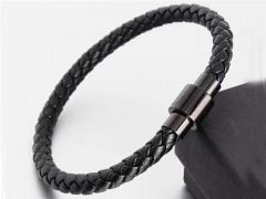 HY Wholesale Leather Bracelets Jewelry Popular Leather Bracelets-HY0133B047